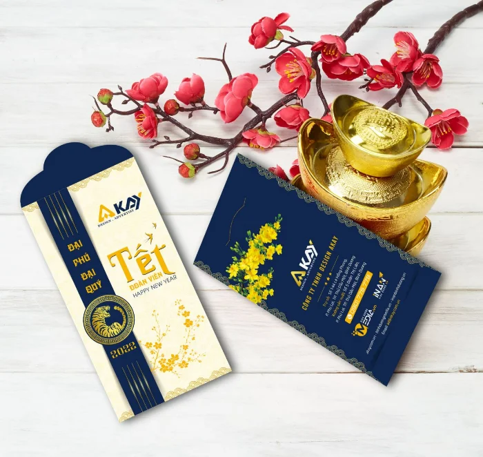 Tổng hợp các mẫu bao lì xì màu xanh đẹp, độc đáo cho năm mới 2025