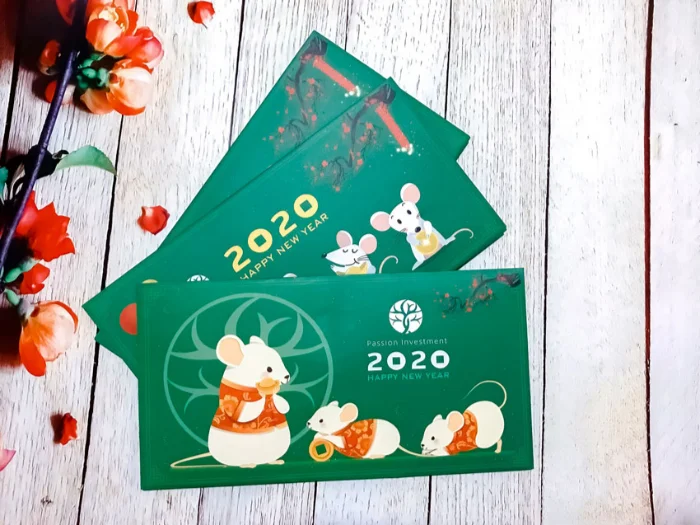 Tổng hợp các mẫu bao lì xì màu xanh đẹp, độc đáo cho năm mới 2025