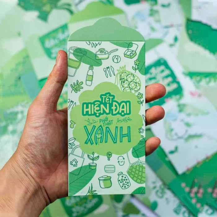 Tổng hợp các mẫu bao lì xì màu xanh đẹp, độc đáo cho năm mới 2025