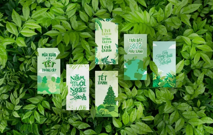 Tổng hợp các mẫu bao lì xì màu xanh đẹp, độc đáo cho năm mới 2025