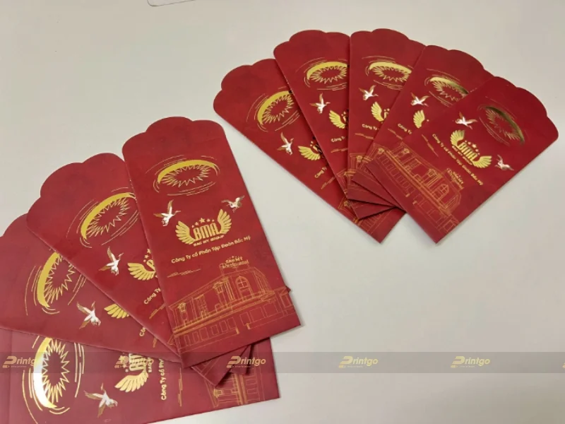 In bao lì xì ngân hàng: Cách tạo ấn tượng và nâng tầm thương hiệu