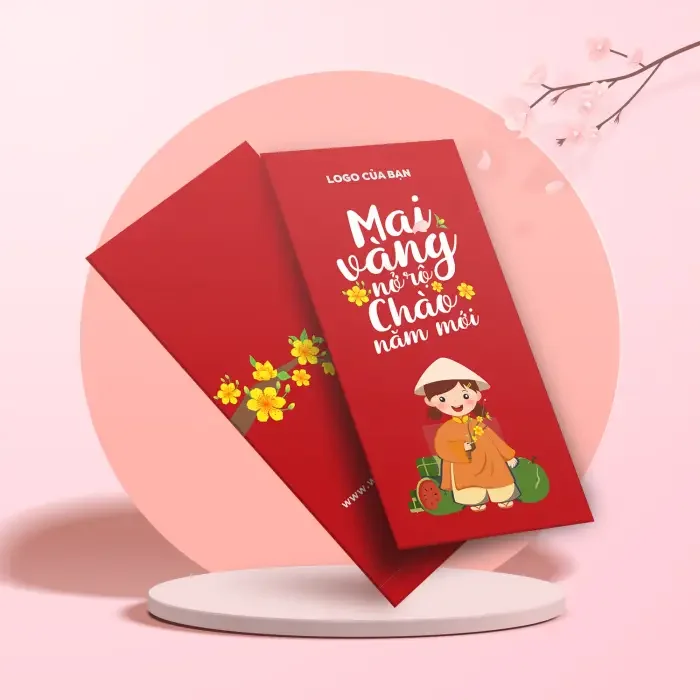 In bao lì xì ngân hàng: Cách tạo ấn tượng và nâng tầm thương hiệu