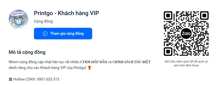Khám phá danh sách cộng đồng nhóm zalo của Printgo - Kết nối và thành công