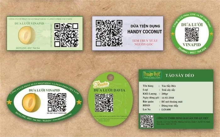 Dịch vụ in tem truy xuất nguồn gốc sản phẩm, hàng hoá