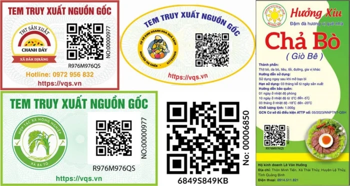 Dịch vụ in tem truy xuất nguồn gốc sản phẩm, hàng hoá