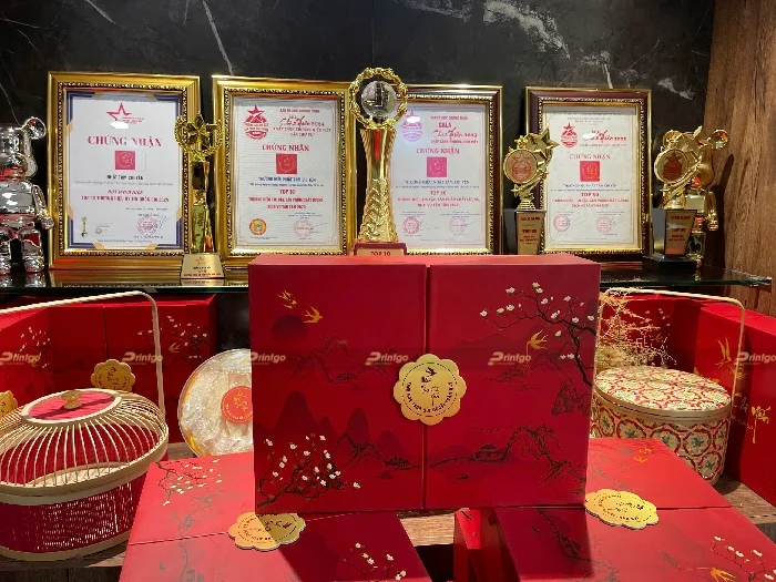 Dự án thiết kế và in hộp đựng yến Nhất Tâm Chi Yến