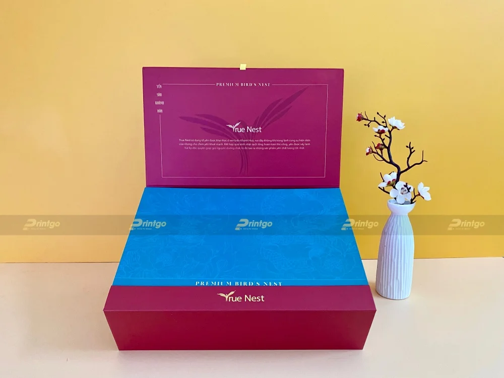 Dự án thiết kế và in hộp đựng yến sào TrueNest