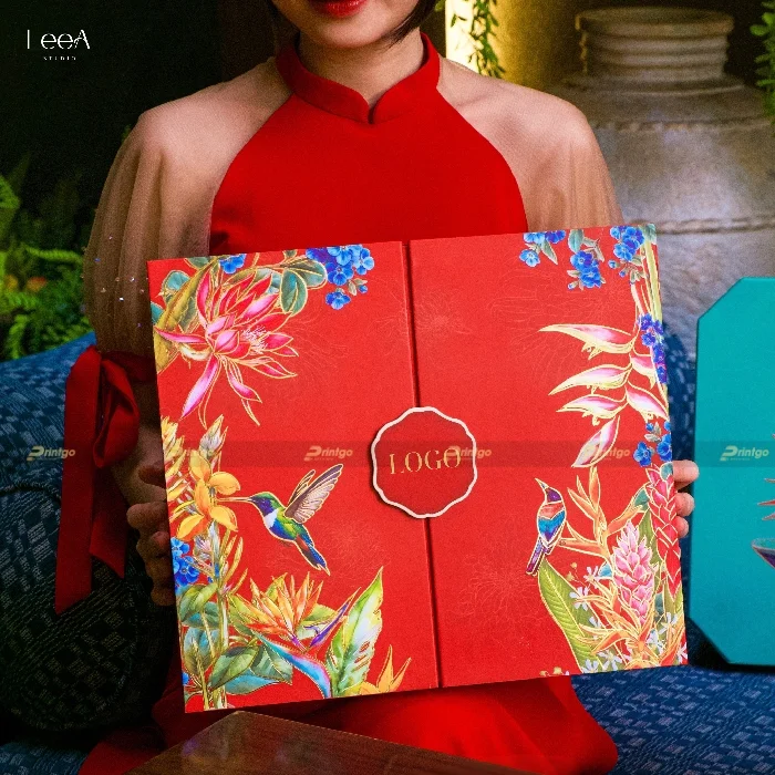 Dự án thiết kế và in hộp quà tết LeeA.Cake 2025 | Printgo