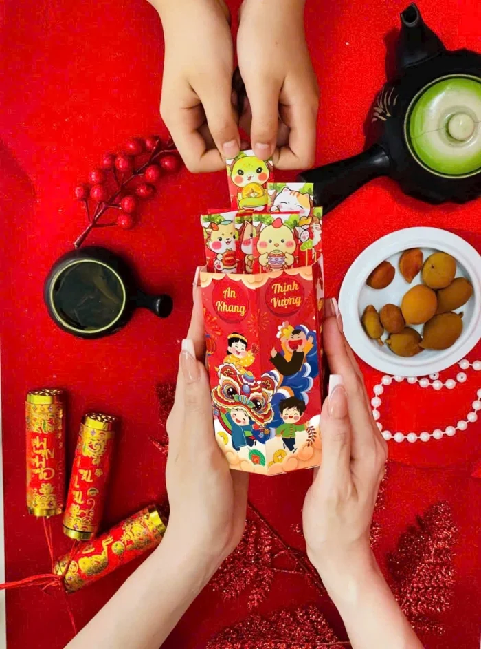Khám phá những mẫu bao lì xì gieo quẻ may mắn, thu hút tài lộc cho mùa Tết
