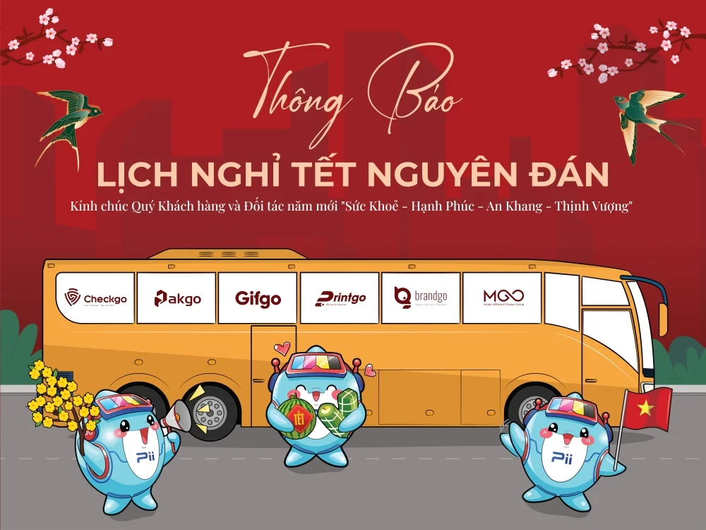 PRINTGO THÔNG BÁO LỊCH NGHỈ TẾT NGUYÊN ĐÁN ẤT TỴ 2025
