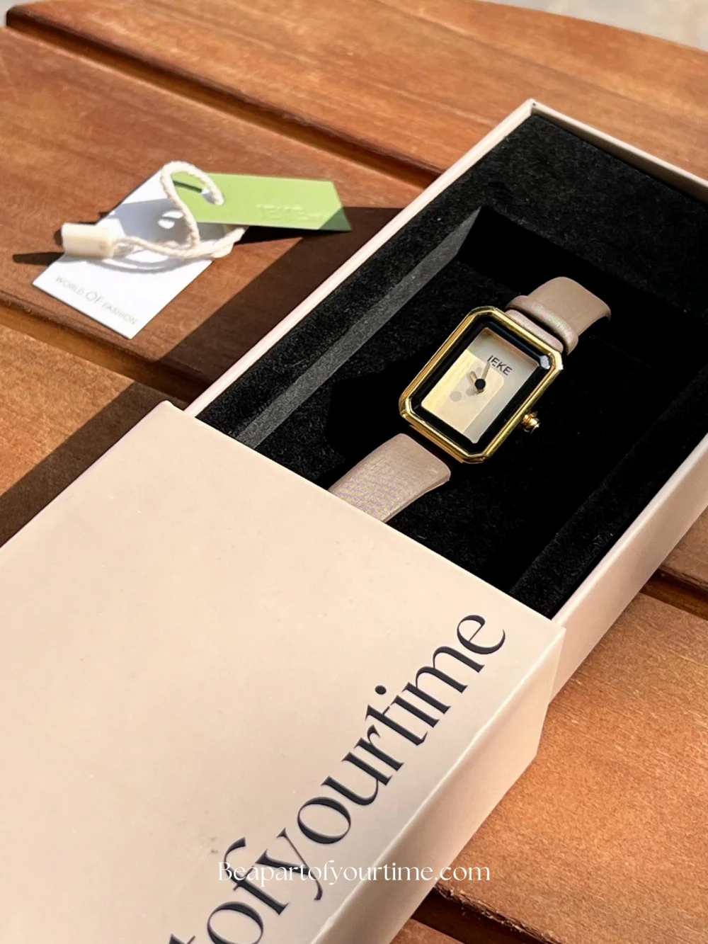 Dự án in ấn hộp đựng đồng hồ cao cấp Beapartofyourtime