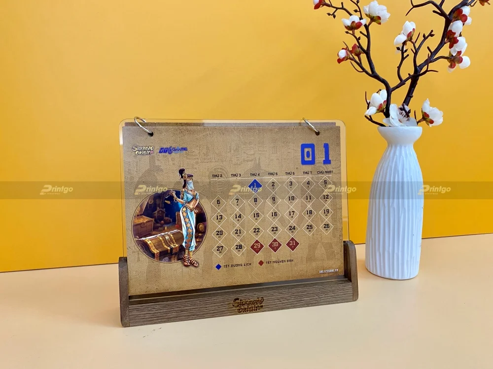 Dự án in ấn lịch Tết VTC Game