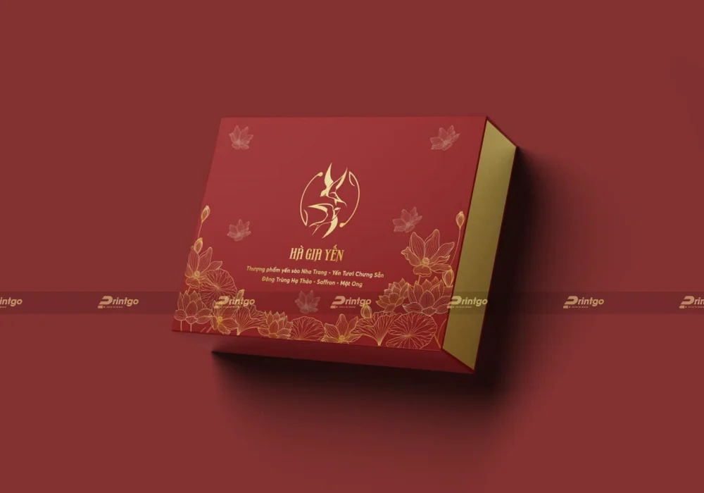Dự án thiết kế và in ấn hộp đựng yến sào Hà Gia Yến | Printgo