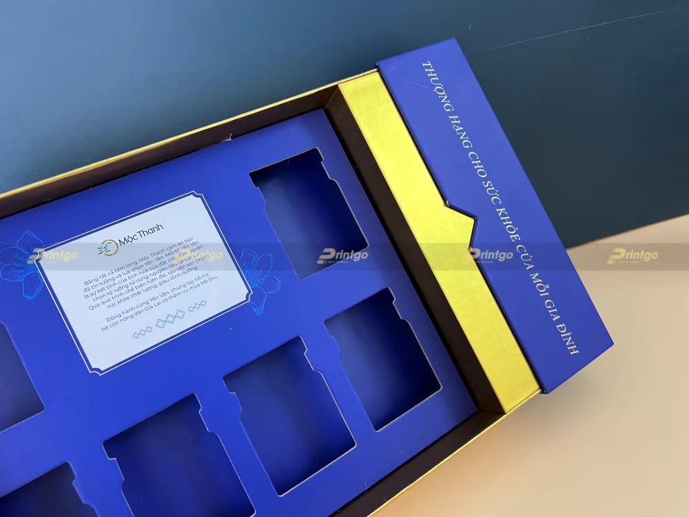 Dự án thiết kế và in ấn hộp đựng yến sào Mộc Thanh | Printgo