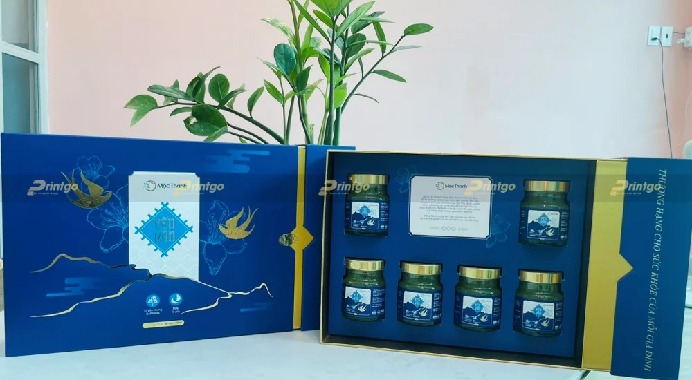 Dự án thiết kế và in ấn hộp đựng yến sào Mộc Thanh | Printgo