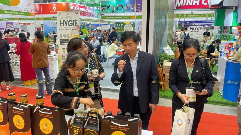 Dự án thiết kế và in hộp đựng mật ong Phương Di
