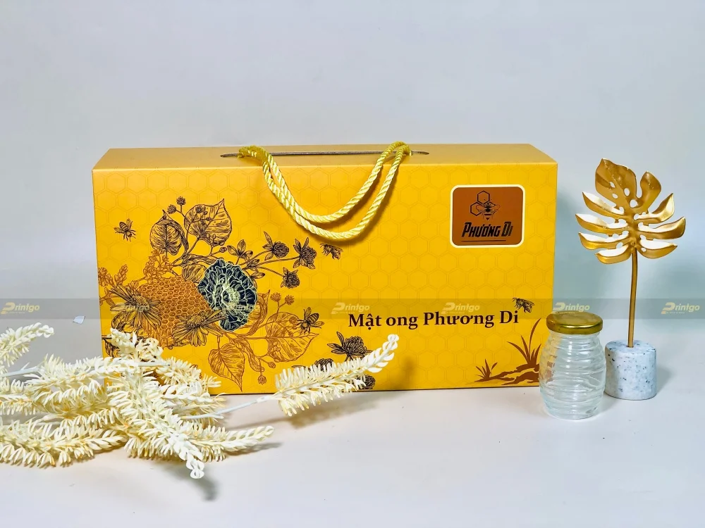 Dự án thiết kế và in hộp đựng mật ong Phương Di