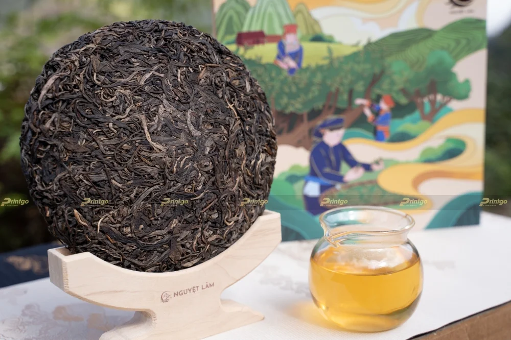 Dự án thiết kế và in hộp đựng trà Nguyệt Lãm