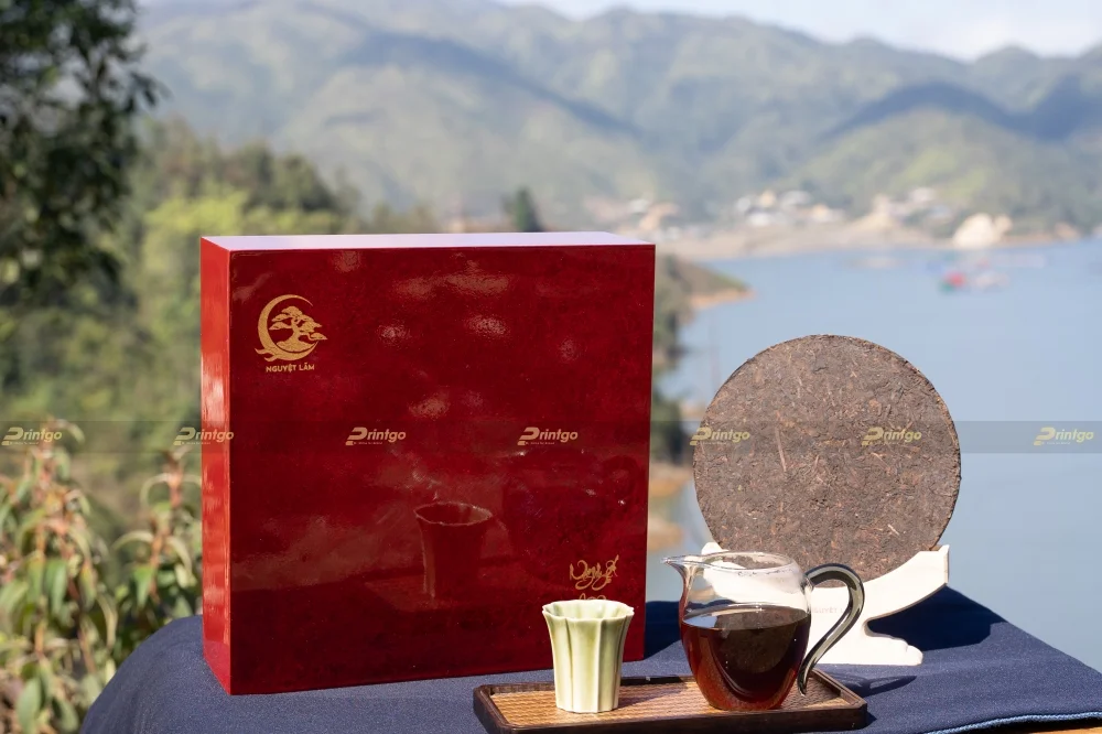 Dự án thiết kế và in hộp đựng trà Nguyệt Lãm
