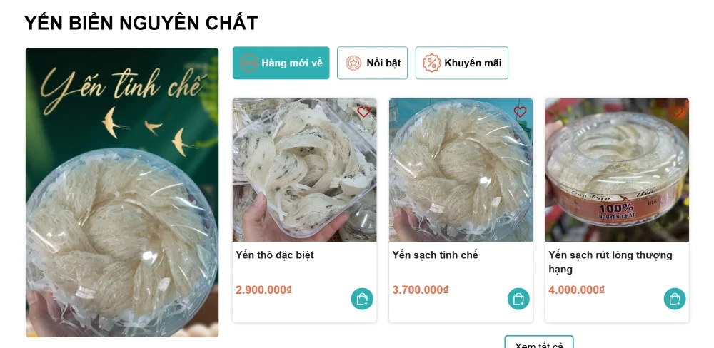 Dự án thiết kế và in hộp đựng yến Phan Diễm