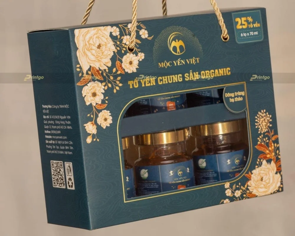 Mộc Yến Việt và Printgo: Sản xuất dự án thiết kế bao bì đẳng cấp, xứng tầm với giá trị yến chưng
