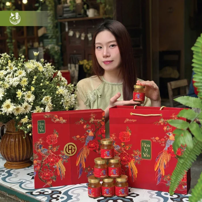 Hoa Vy Yến và Printgo: Trình làng bộ ấn phẩm nâng tầm giá trị Yến chưng thương hạng
