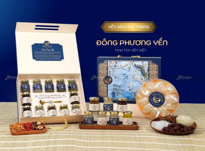 Thiết kế & in ấn hộp đựng yến chưng sẵn - Bao bì sang trọng, bùng nổ doanh số