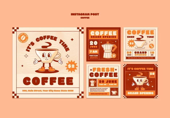 Tổng hợp 100 mẫu tem cafe, nhãn cà phê đẹp nhất hiện nay