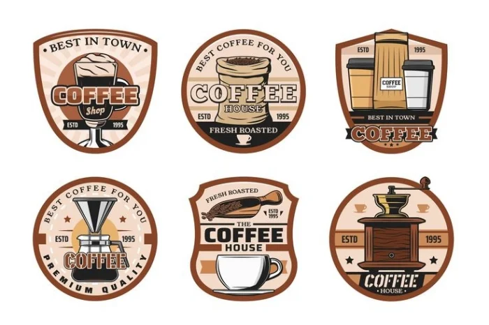 Tổng hợp 100 mẫu tem cafe, nhãn cà phê đẹp nhất hiện nay