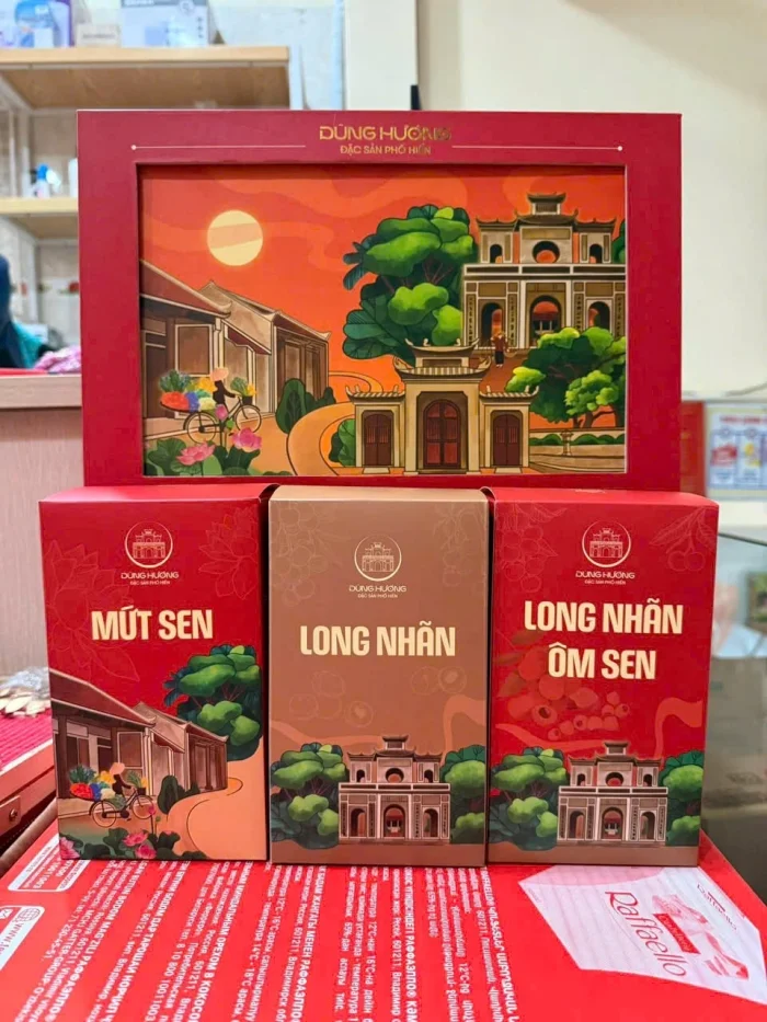 Dự án thiết kế và in hộp giấy đựng sản phẩm Dũng Hương