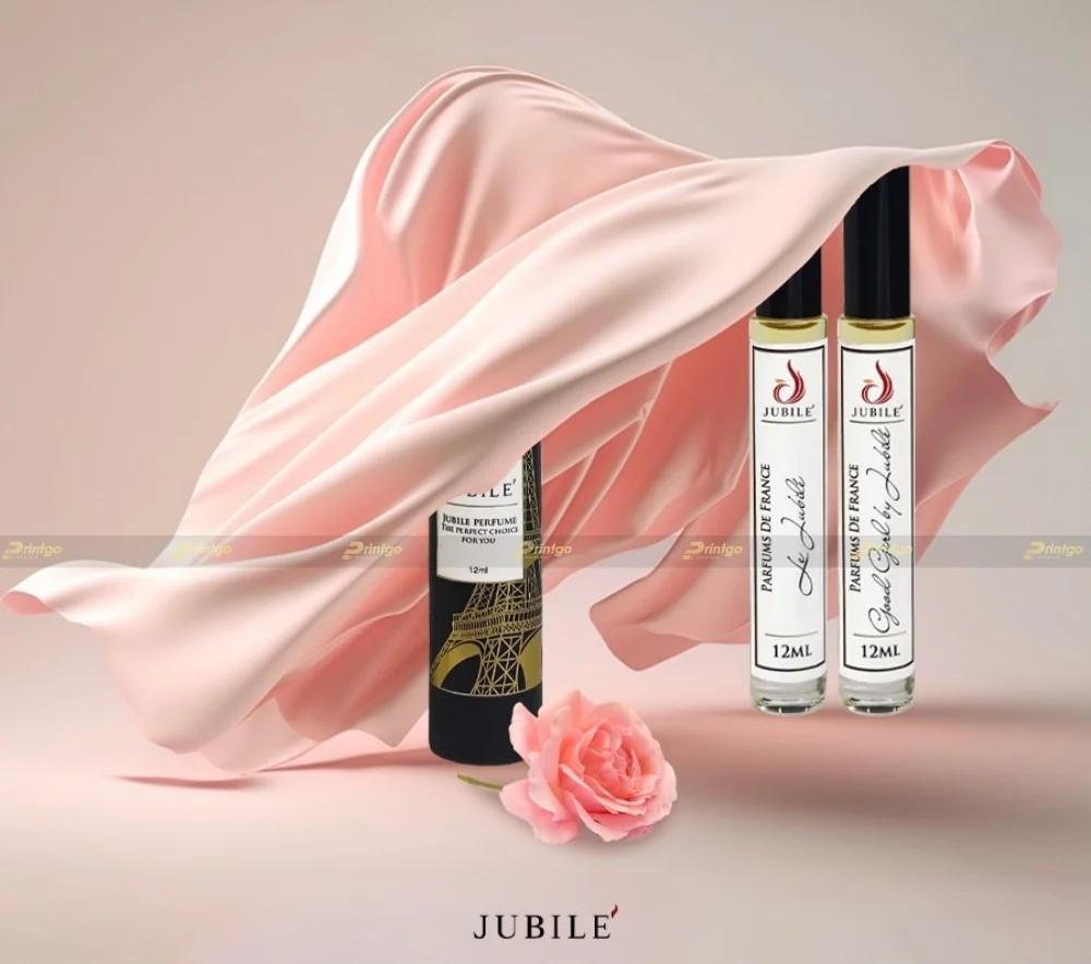Dự án thiết kế và in hộp đựng nước hoa Jubilé