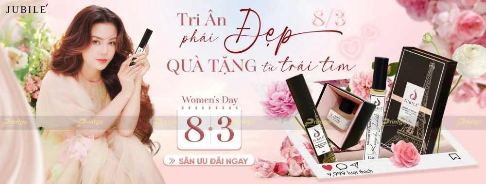 Dự án thiết kế và in hộp đựng nước hoa Jubilé