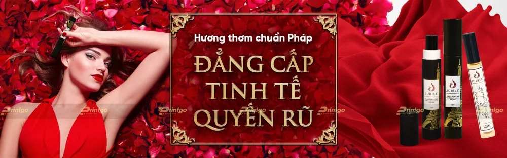 Dự án thiết kế và in hộp đựng nước hoa Jubilé