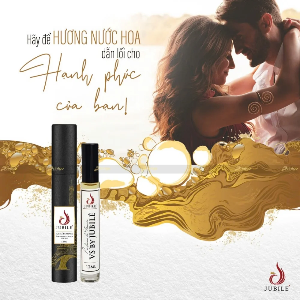 Dự án thiết kế và in hộp đựng nước hoa Jubilé