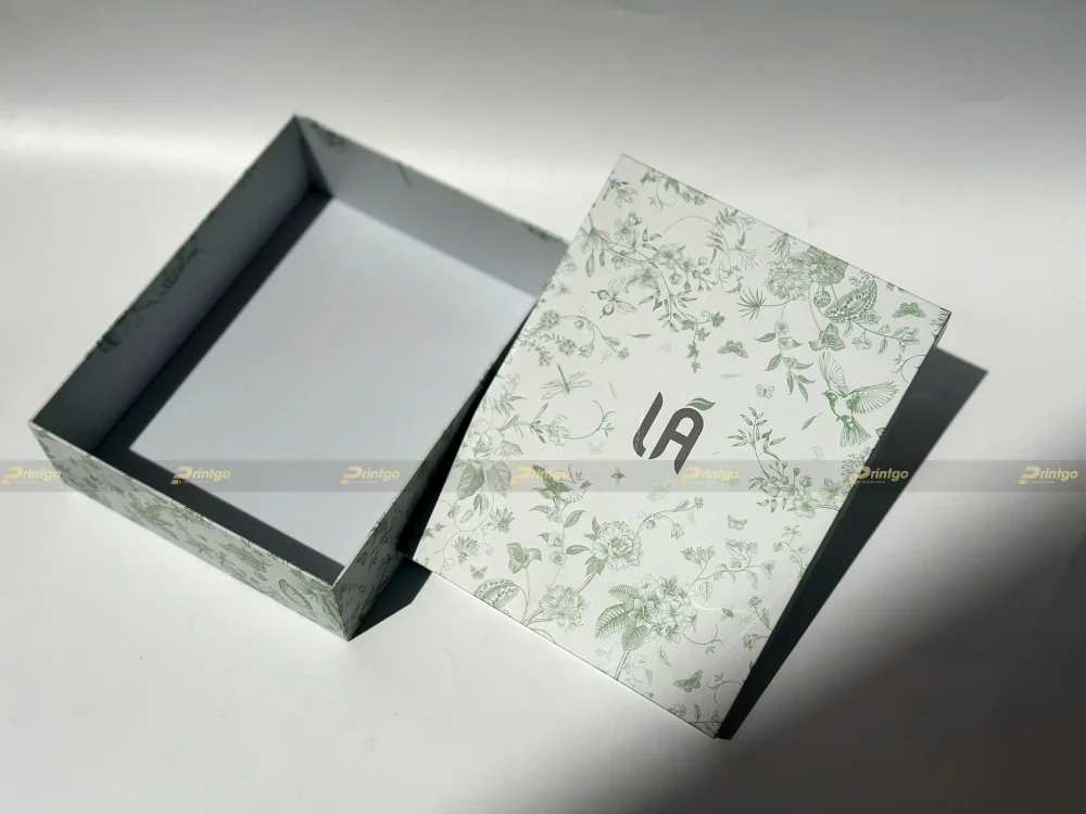 Dự án thiết kế và in hộp đựng quà lưu niệm Nhà Lá