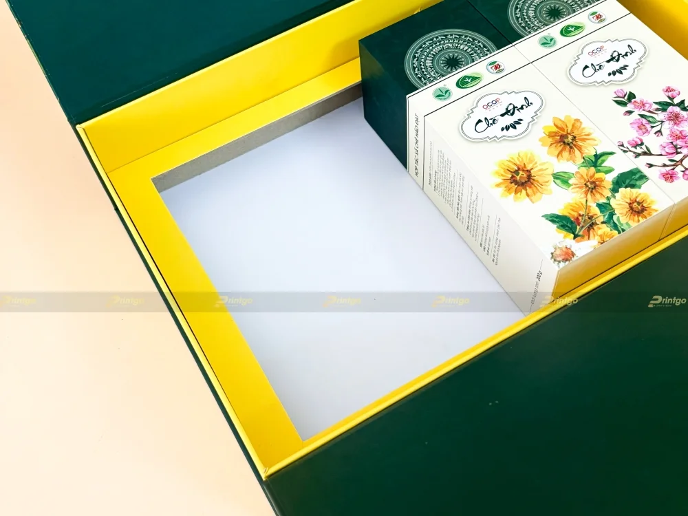 Dự án thiết kế và in hộp đựng trà HTX chè Hảo Đạt