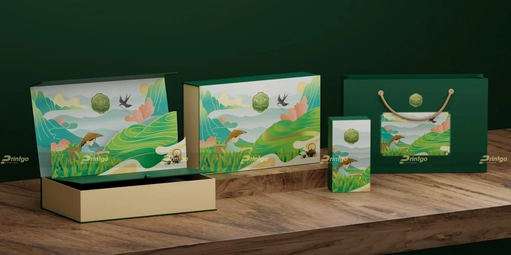 Dự án thiết kế và in hộp đựng trà Thanh Hang Tea Dự án thiết kế và in hộp đựng trà Thanh Hang Tea