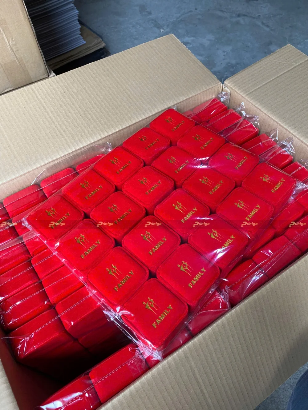 Dự án thiết kế và in hộp đựng trang sức Family