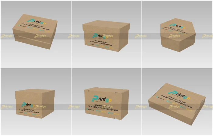 Hộp giấy có nắp - Giải pháp bao bì tiện lợi, bảo vệ sản phẩm hiệu quả