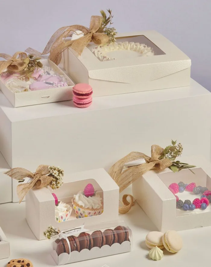 Hộp giấy Kraft đựng bánh - Xu hướng bao bì xanh cho ngành thực phẩm hiện đại