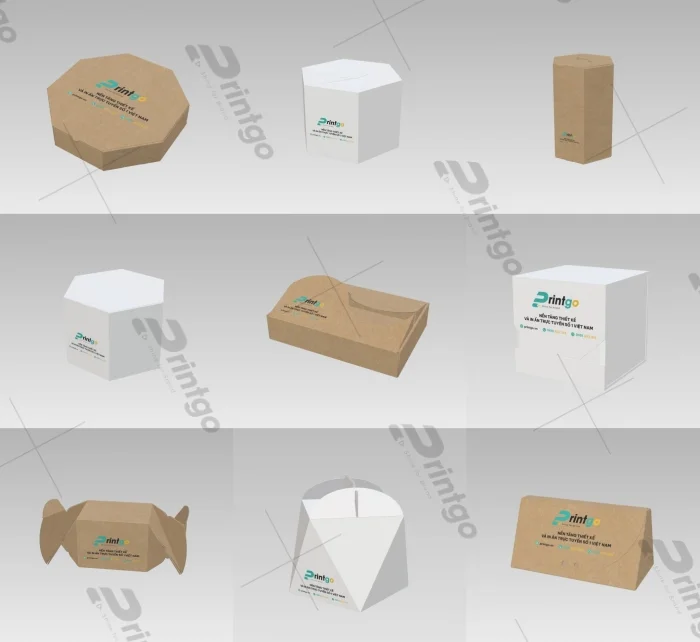 Tìm hiểu về polygonal box - bao bì hộp đa giác độc đáo