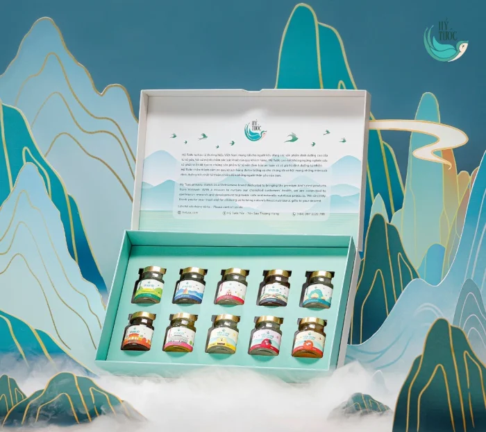 Thiết kế & in ấn hộp đựng yến chưng sẵn - Bao bì sang trọng, bùng nổ doanh số