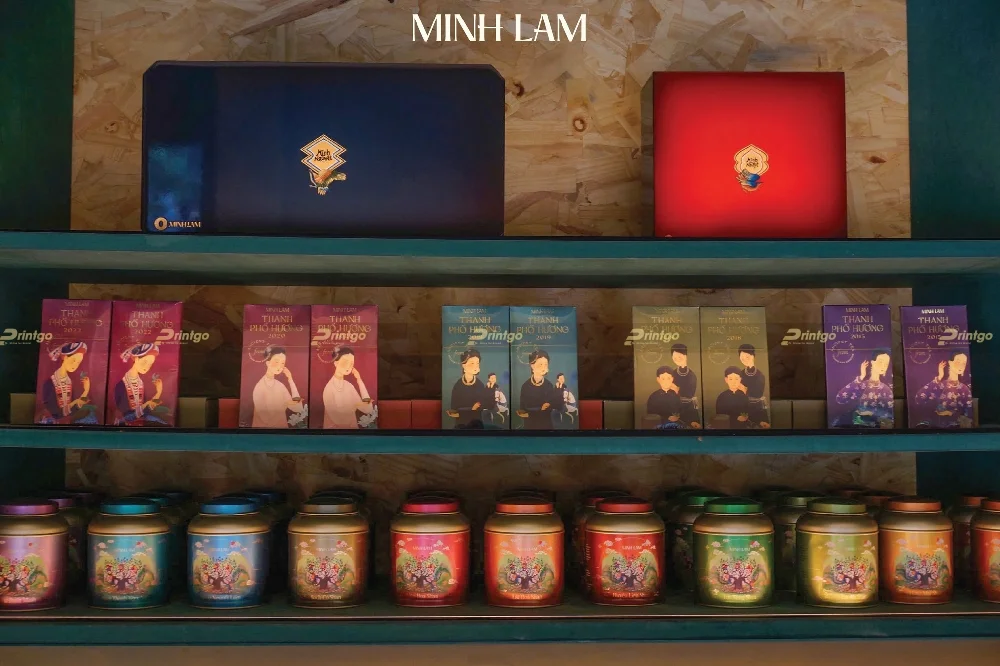 Thiết kế và in hộp đựng bánh trung thu Minh Lam