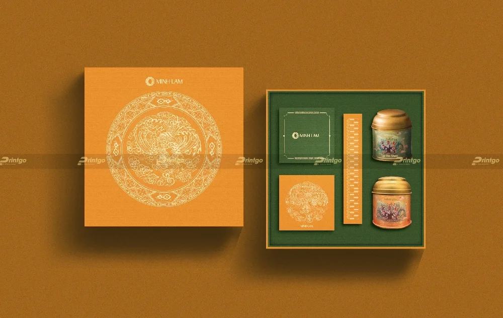 Thiết kế và in hộp đựng bánh trung thu Minh Lam