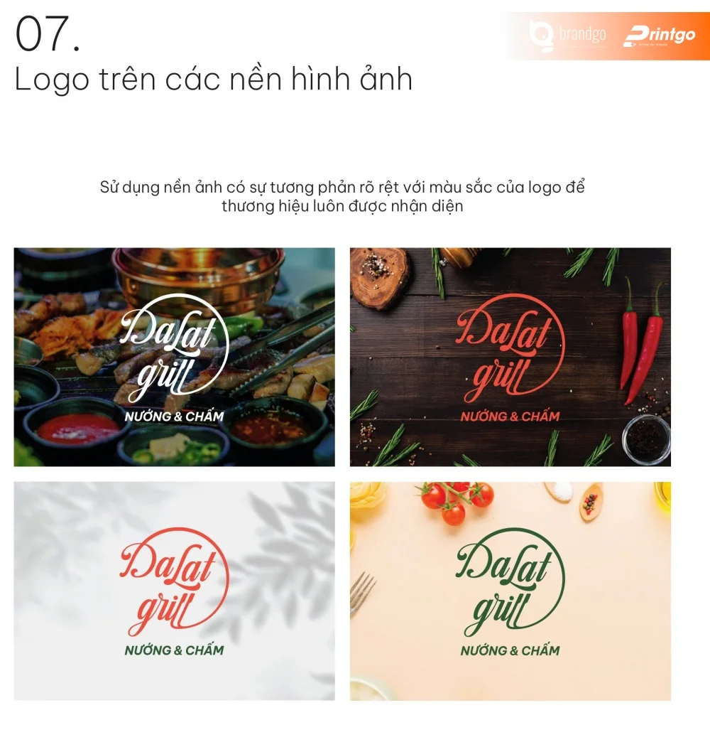 Dự án thiết kế logo F&B - Đà Lạt Grill