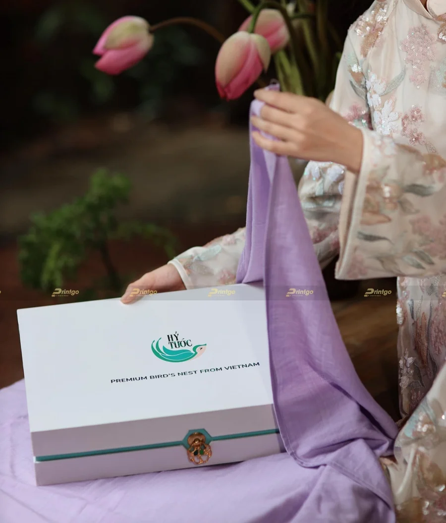 Dự án thiết kế và in hộp đựng bánh trung thu Hỷ Tước