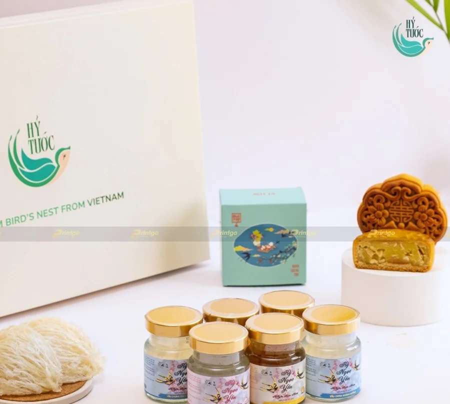 Dự án thiết kế và in hộp đựng bánh trung thu Hỷ Tước