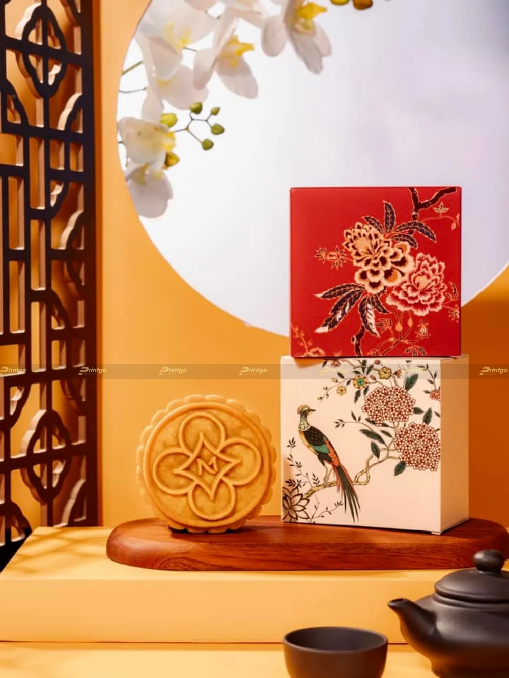 Dự án thiết kế và in hộp đựng bánh trung thu Minh Chính