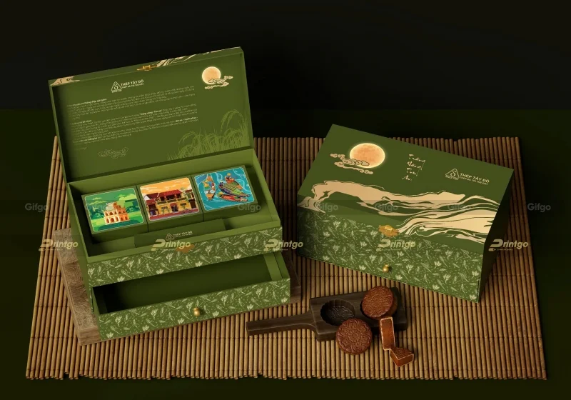 Dự án thiết kế và in hộp đựng bánh trung thu Thép Tây Đô