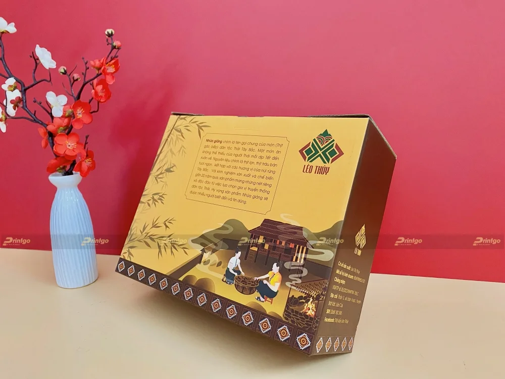 Printgo thiết kế nhận diện thương hiệu Thịt sấy Lèo Thuý đậm chất Tây Bắc